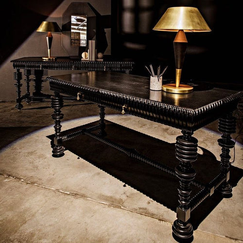 Noir Portuguese Console Hand Rubbed Black