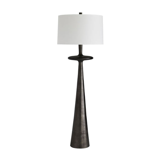 arteriors putney floor lamp antiqued